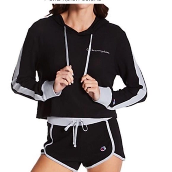 Champion Other - CHAMPION Hoodie and Shorts Sleep Set